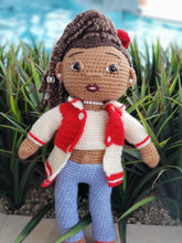 Load image into Gallery viewer, Greek Inspired Crochet Doll