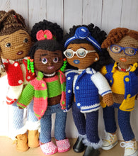 Load image into Gallery viewer, Greek Inspired Crochet Doll