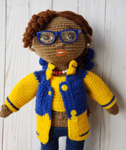 Load image into Gallery viewer, Greek Inspired Crochet Doll