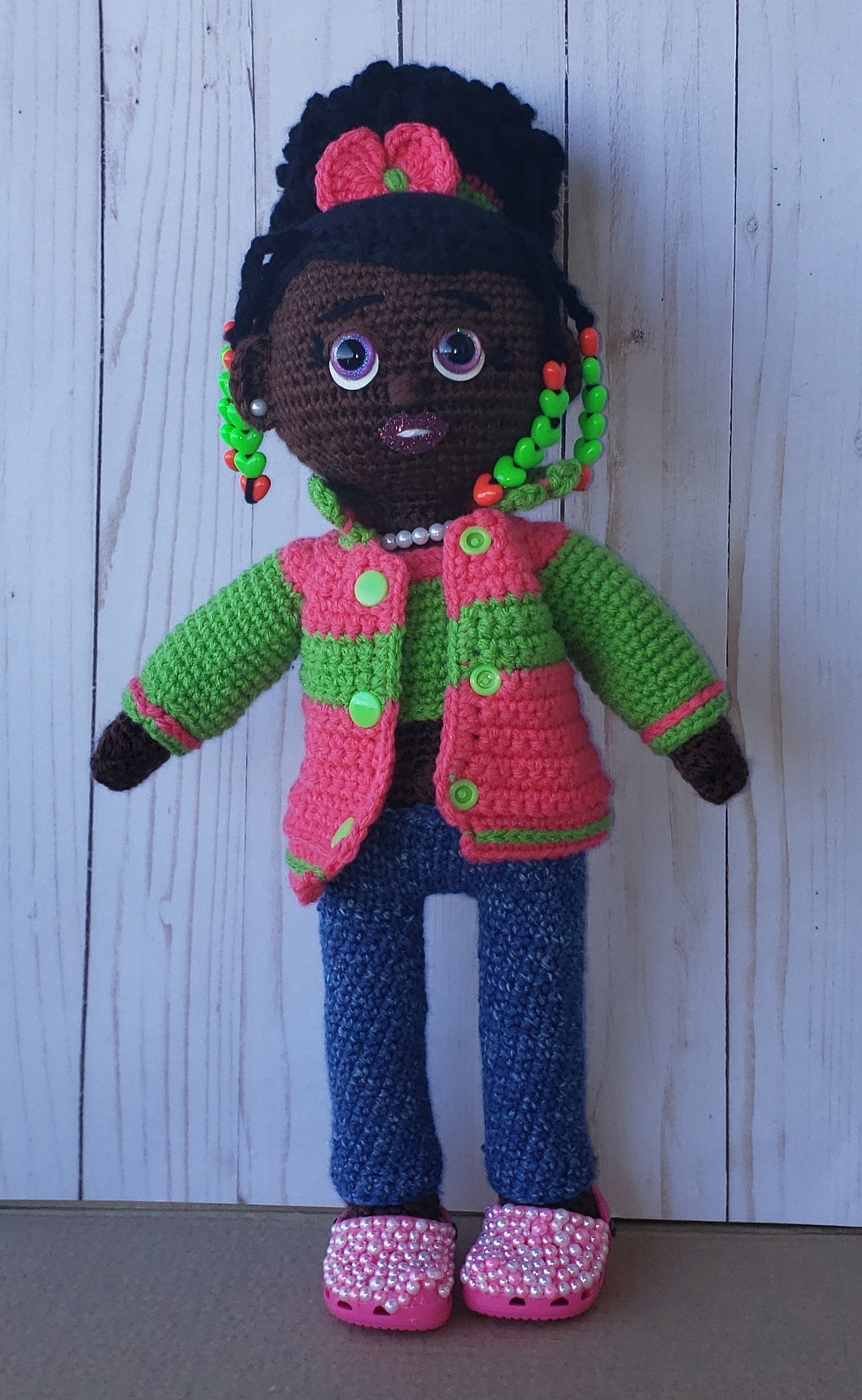 Greek Inspired Crochet Doll