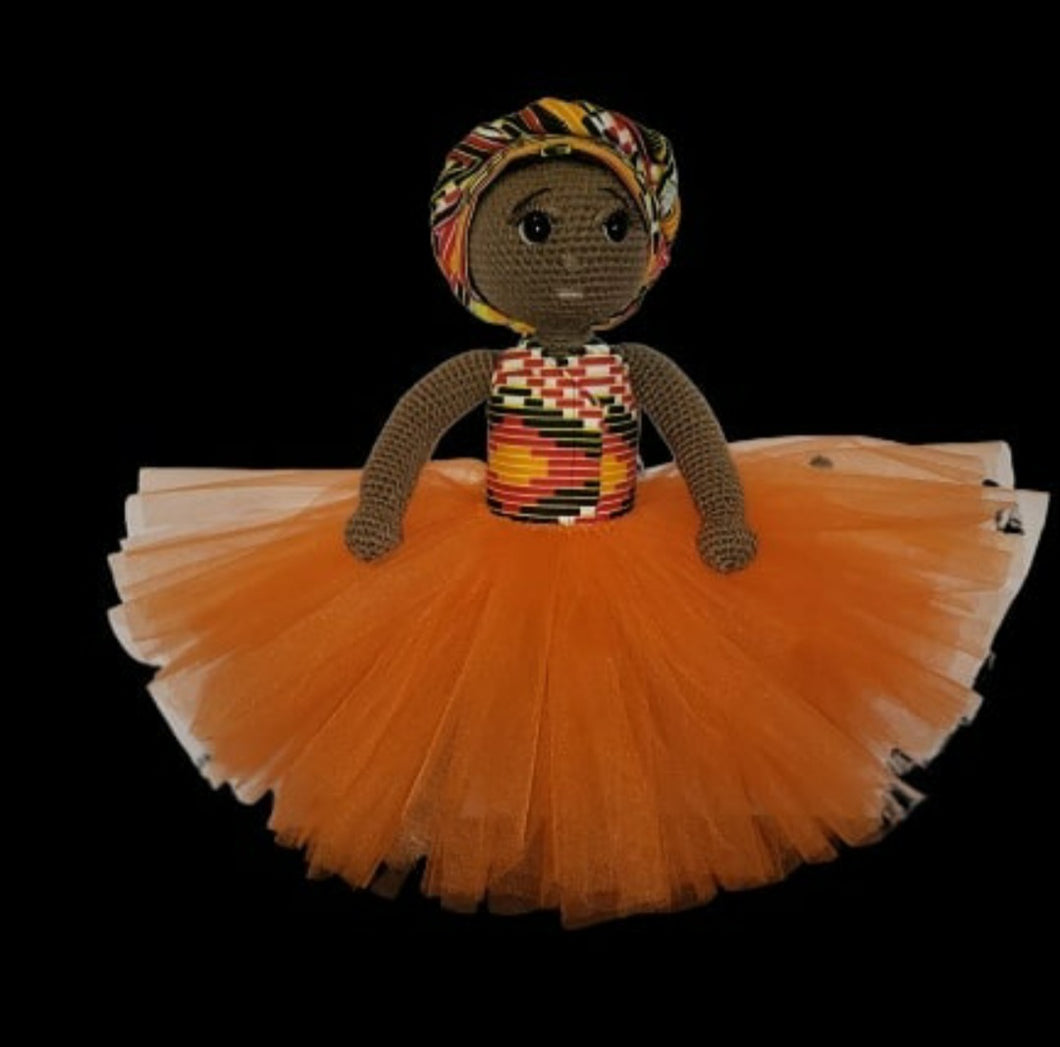 Crochet Doll - African Royalty