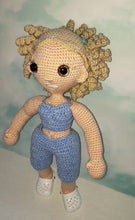Load image into Gallery viewer, Crochet Doll - Mia Ayanna Pattern in Short Set
