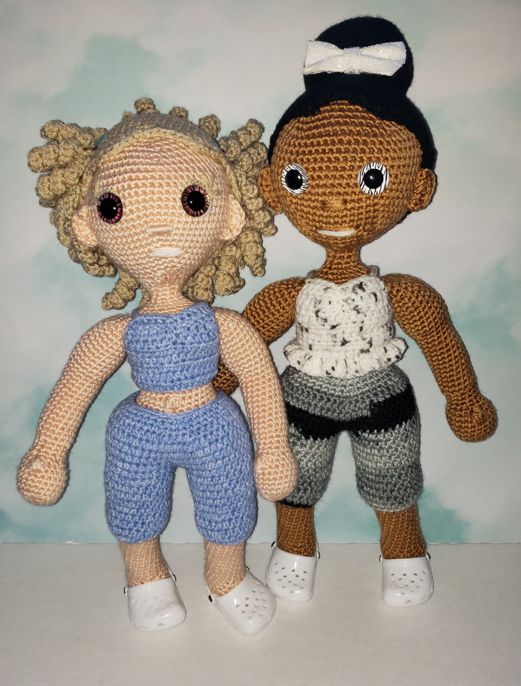 Crochet Doll - Mia Ayanna Pattern in Short Set