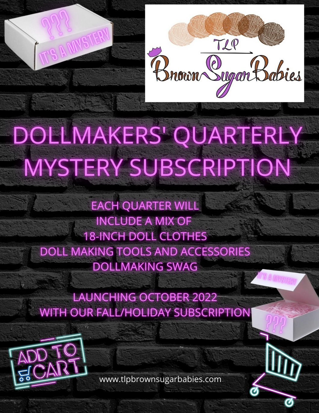 Dollmakers' Quarterly Mystery Subscription