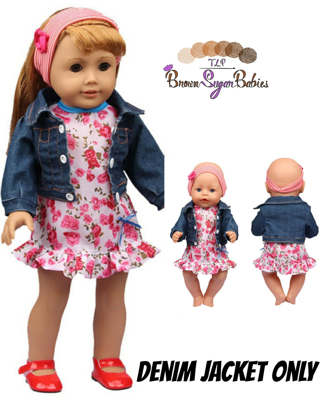 18-inch Doll Denim Jacket