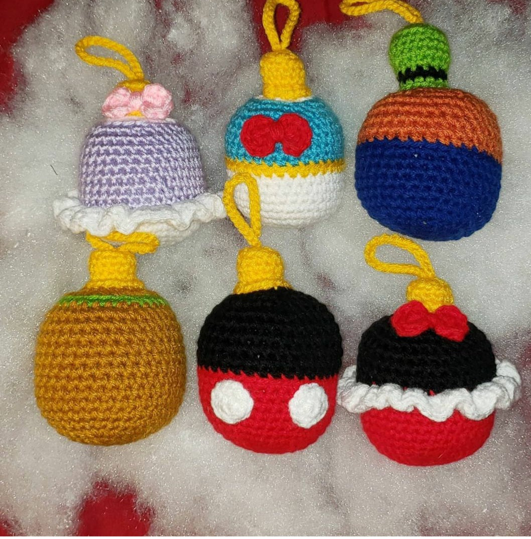 Crochet Ornaments - Theme Park Inspired